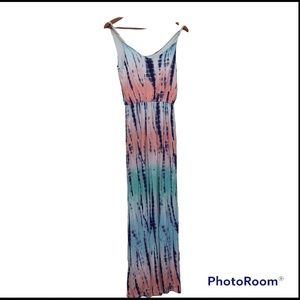 Tie dye dress multicoloured L